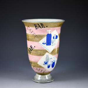 Vase - Bar Caffè - Mario Sturani, Manifattura Lenci, 1933